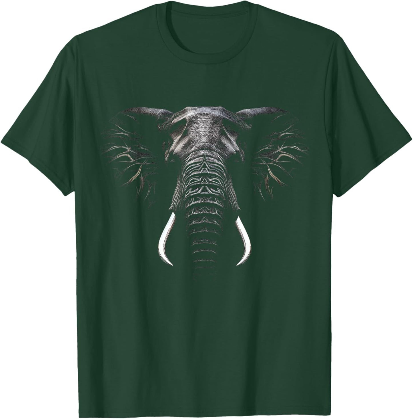 Elephant Lover Art Animal Abstract Graphic Elephant T-Shirt - T-Shirt | Forest