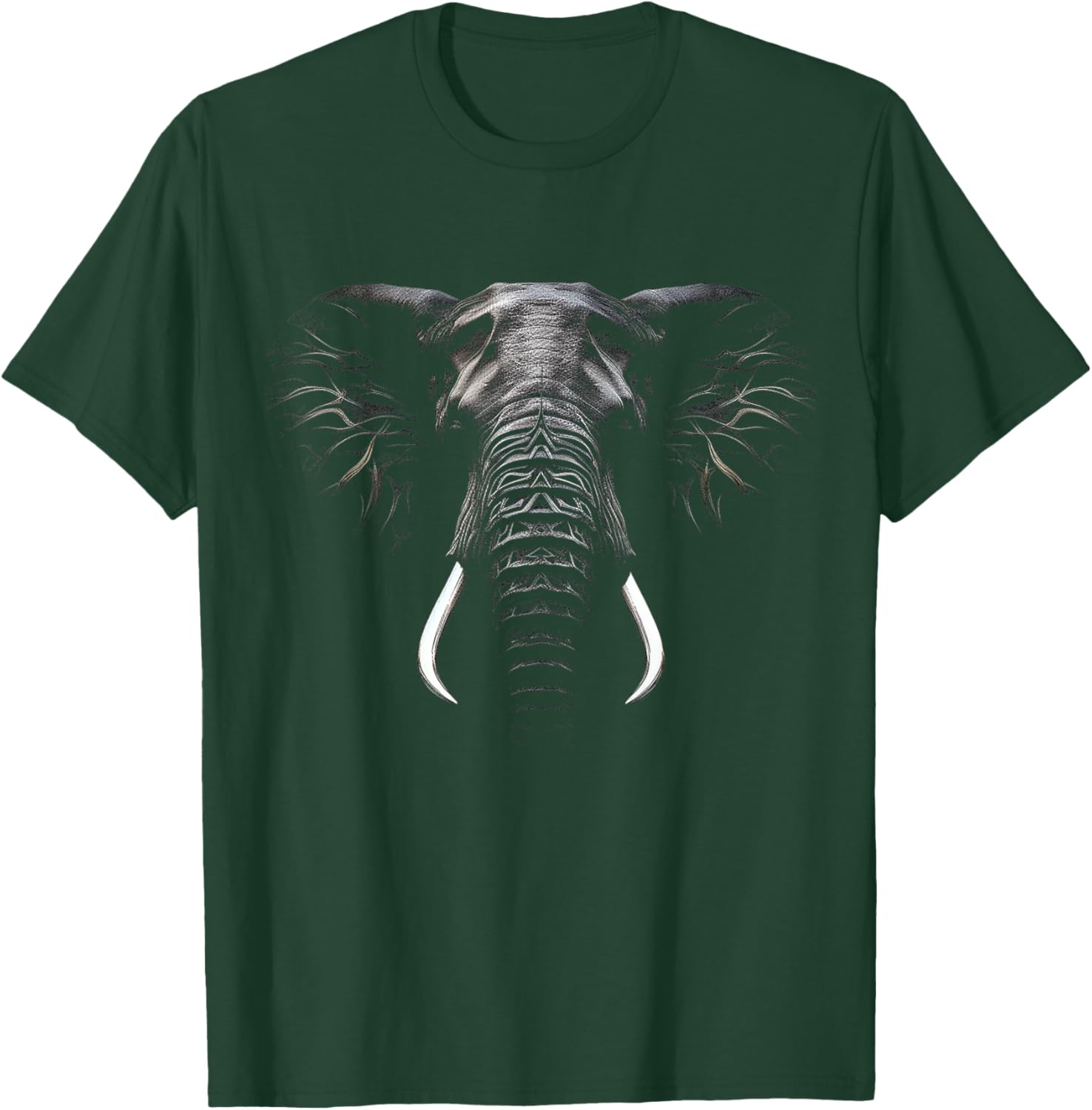 Elephant Lover Art Animal Abstract Graphic Elephant T-Shirt - T-Shirt | Forest