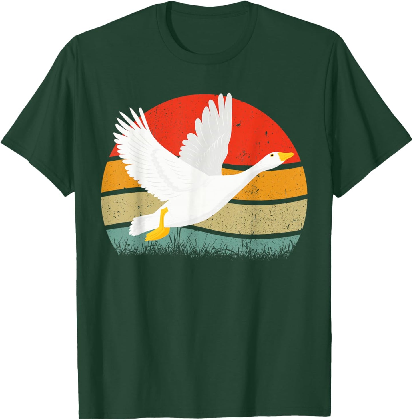 Funny Vintage Duck Farm Animal Retro Duck Lover T-Shirt - T-Shirt | Forest