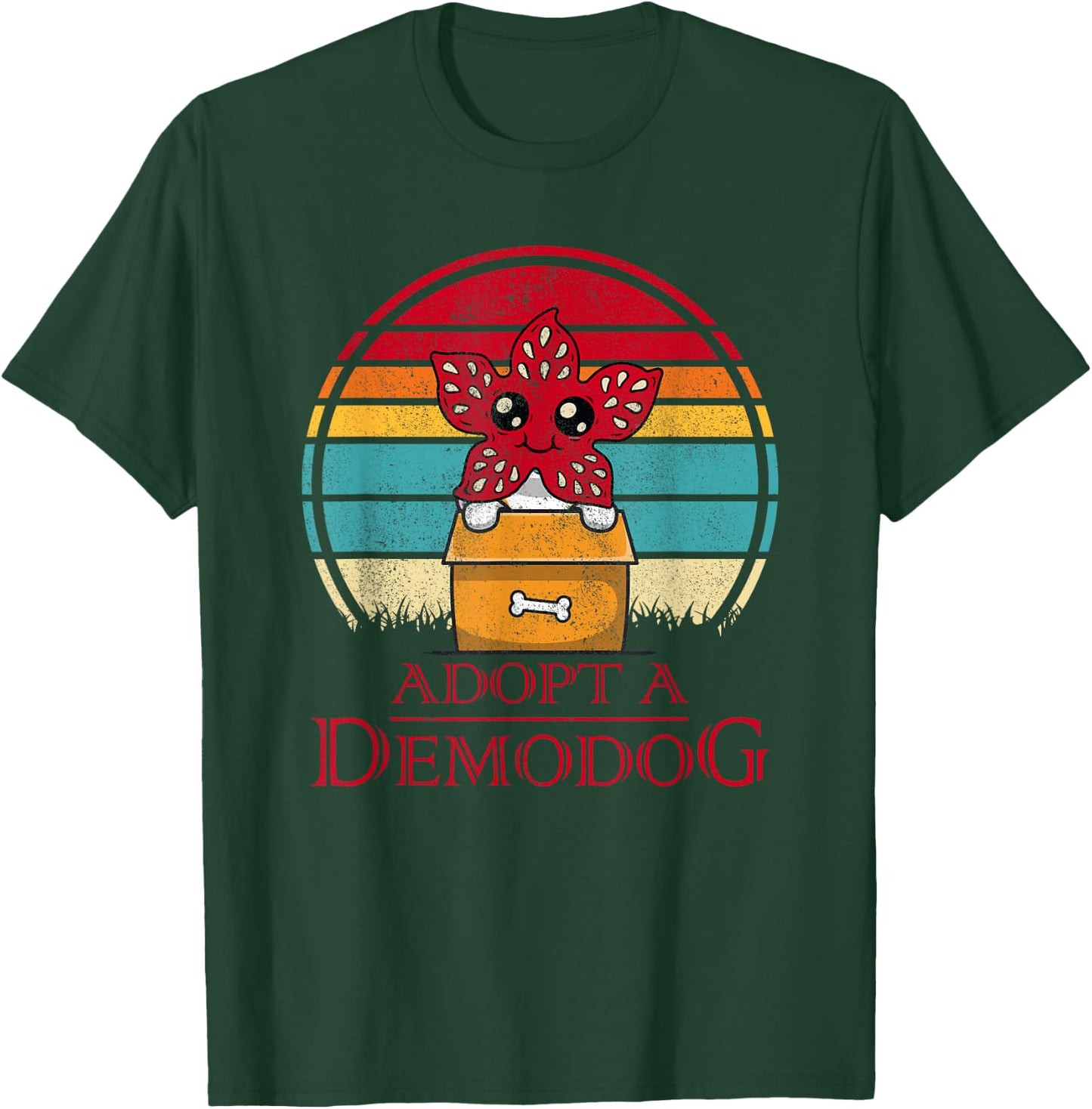 Adopt a Demodog Funny Dog Lovers T-Shirt - T-Shirt | Forest