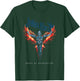 Judas Priest Angel Wings Blue Logo T-Shirt - T-Shirt | Forest