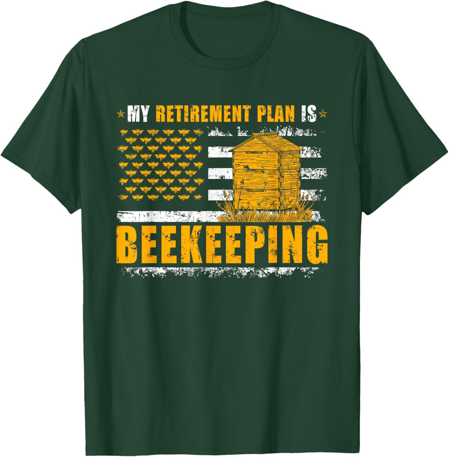 Honey Beekeeping Beekeeper My Retirement Plan Is Beekeeping T-Shirt - T-Shirt | Forest