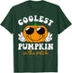Groovy Coolest Pumpkin In The Patch Halloween Toddler Boys T-Shirt - T-Shirt | Forest