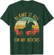 Blame It All On My Roots Cowboy Riding Horse Country Western T-Shirt - T-Shirt | Forest
