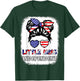 Girl 4th July Little Miss Independent Teen Youth Patriotic T-Shirt - T-Shirt | Forest