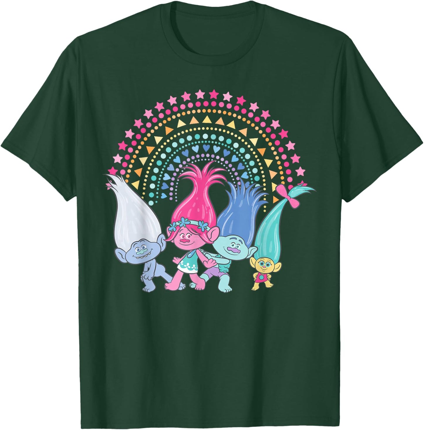 DreamWorks Trolls Rainbow Trolls T-Shirt - T-Shirt | Forest