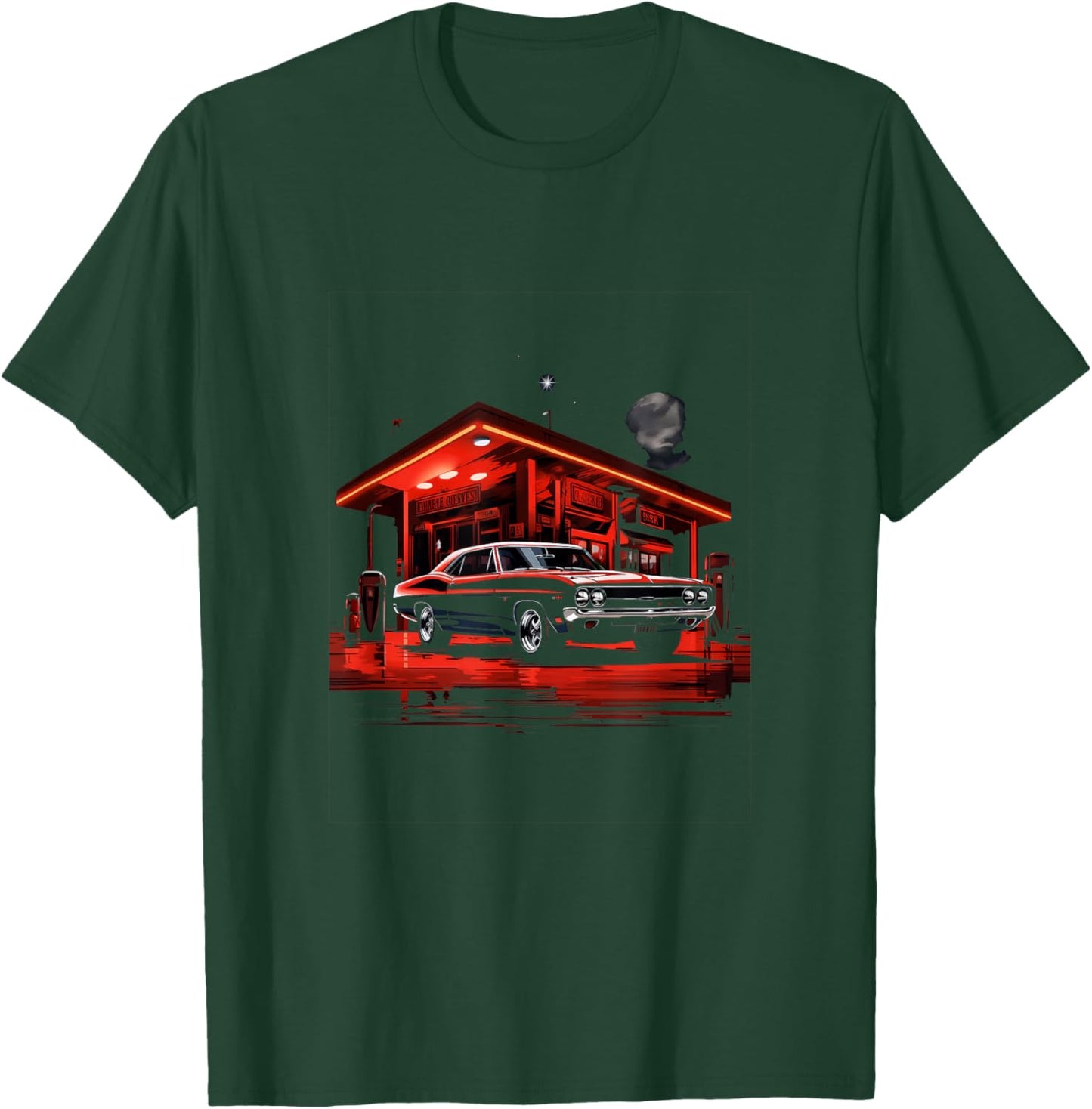 Muscle Car Classic Car Vintage T-Shirt - T-Shirt | Forest