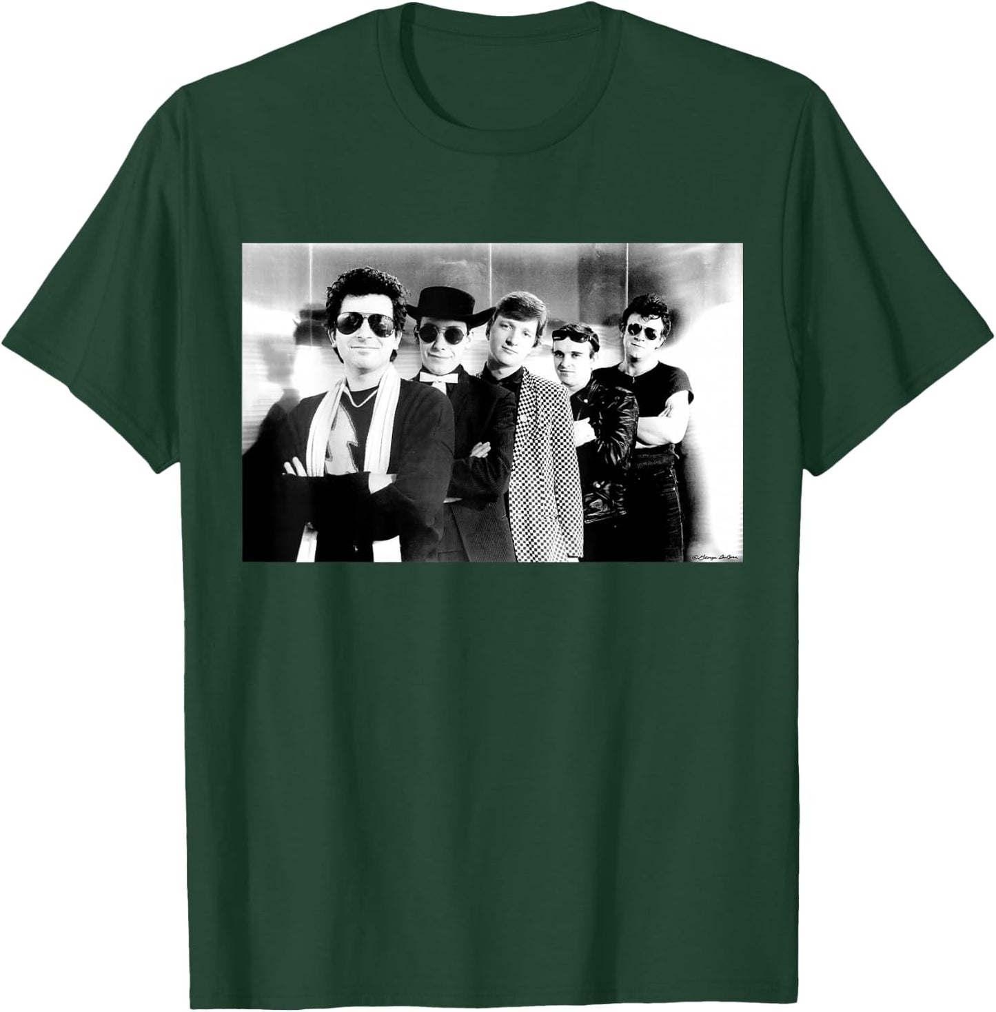 Squeeze Rock Band Publicity Shot By George DuBose T-Shirt - T-Shirt | Forest