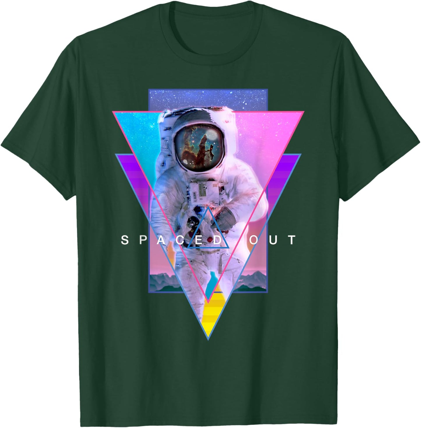 Astronaut Spaced Out Aesthetic Vaporwave Outer Space Art T-Shirt - T-Shirt | Forest