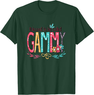 Blessed to be called Gammy Colorful gifts-Grandma T-Shirt - T-Shirt | Forest