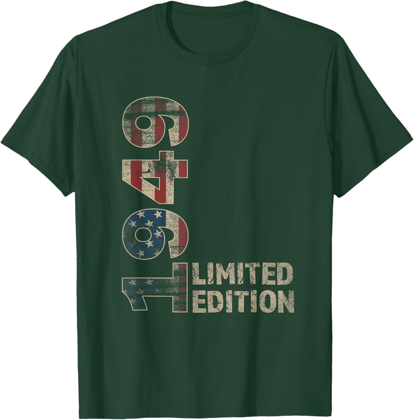 76th Birthday Gift men Vintage born 1949 turning 76 Year Old T-Shirt - T-Shirt | Forest