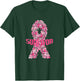 I'm a Survivor - Pink Flower Ribbon Breast Cancer Awareness T-Shirt - T-Shirt | Forest