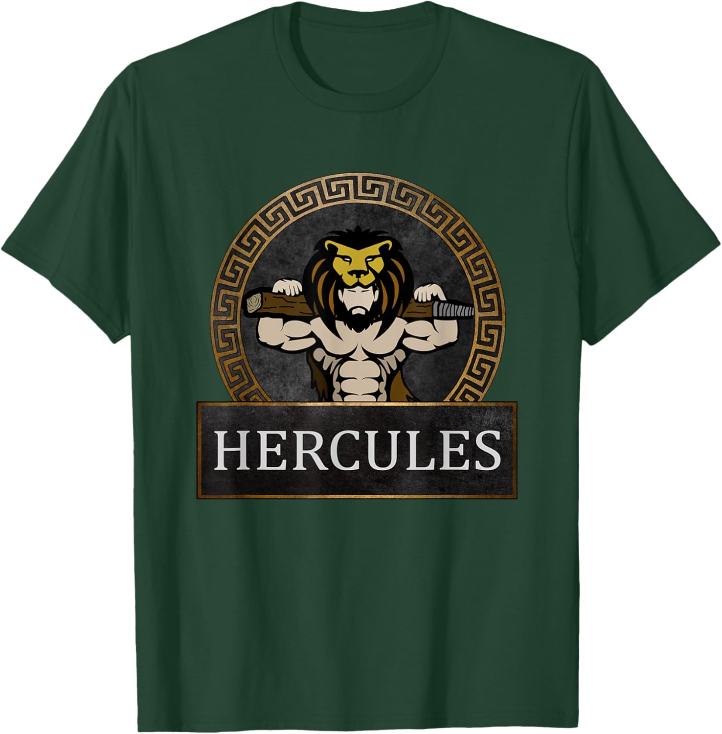 Ancient Roman Hero Hercules Strength of the Gods T-Shirt - T-Shirt | Forest
