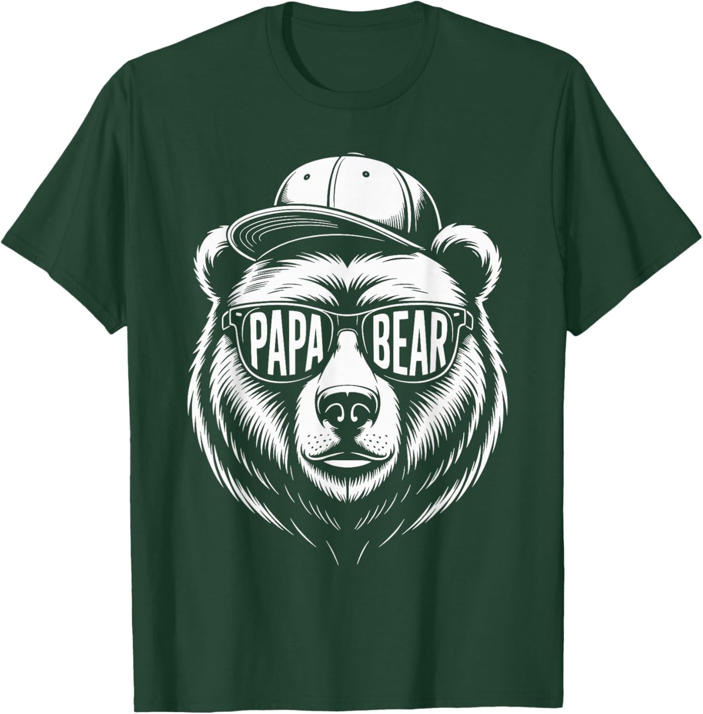 Baby Ankündigung Schlafshirt Werdender Bär Papa Vatertag T-Shirt - T-Shirt | Forest