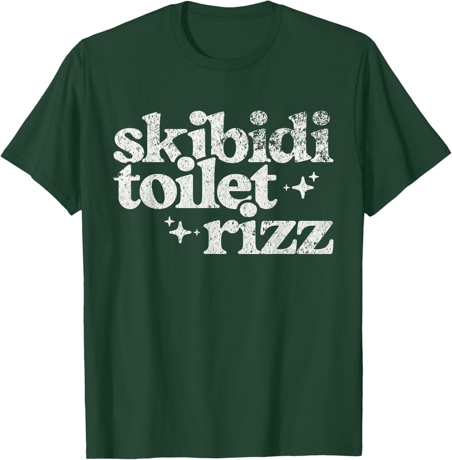 Oxygen Bandit Men's Skibidi Toilet Rizz Meme , Black, Small T-Shirt - T-Shirt | Forest