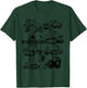 Tractor Farmer Farming Boys farm trucks Kids girls Toddlers T-Shirt - T-Shirt | Forest