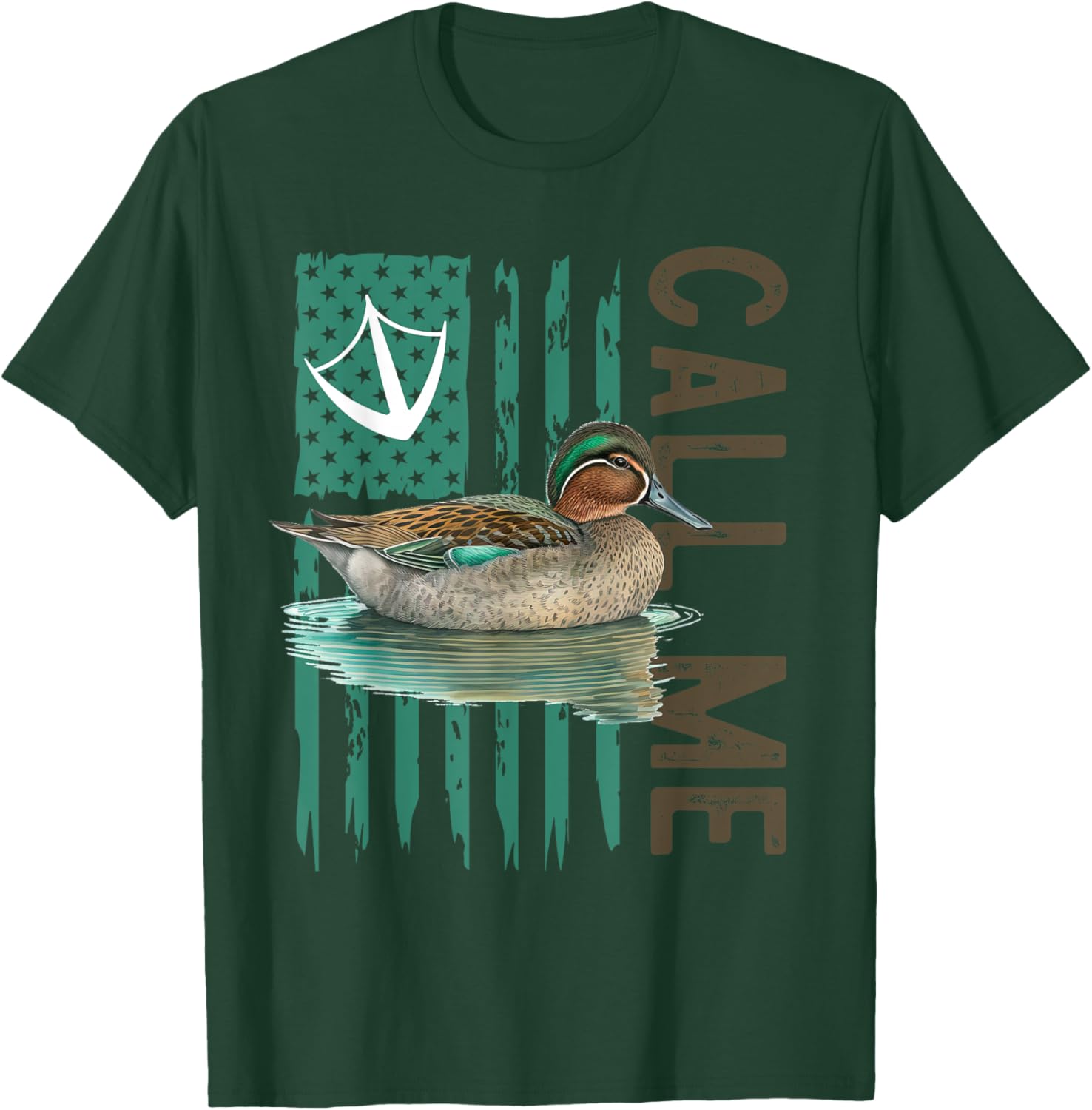 Call Me Teal Duck Hunter Hunting Season Cute Duck Hunting T-Shirt - T-Shirt | Forest