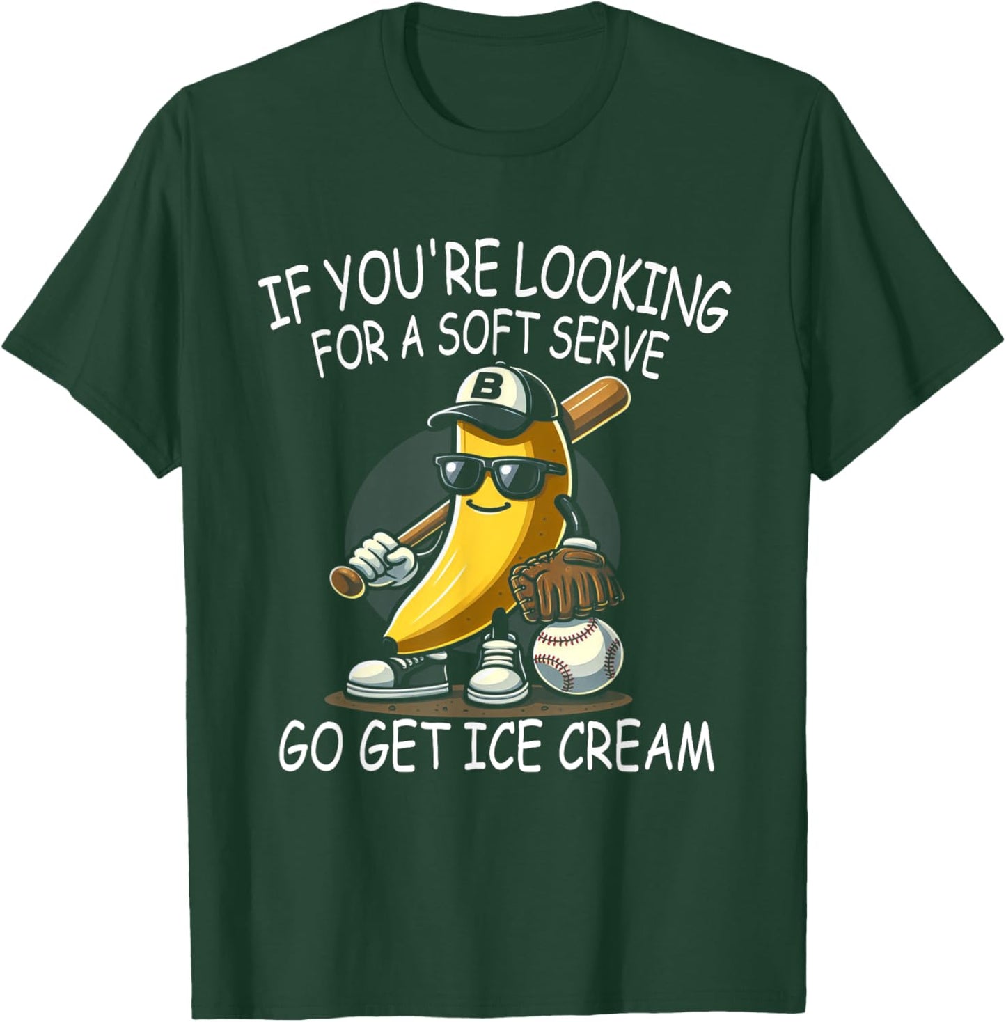 IF You Are Looking For Soft Serve Go Get Ice Cream Women Kids T-Shirt - T-Shirt | Forest