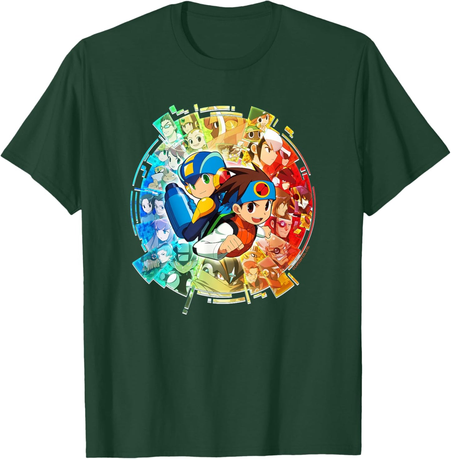 Mega Man Battle Network Legacy Collection Art T-Shirt - T-Shirt | Forest