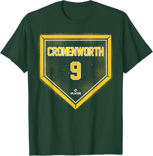 Jake Cronenworth Home Plate Gameday Jake Cronenworth T-Shirt - T-Shirt | Forest