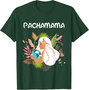 La Pachamama, Mother Nature, Latino, Environmentalist T-Shirt - T-Shirt | Forest