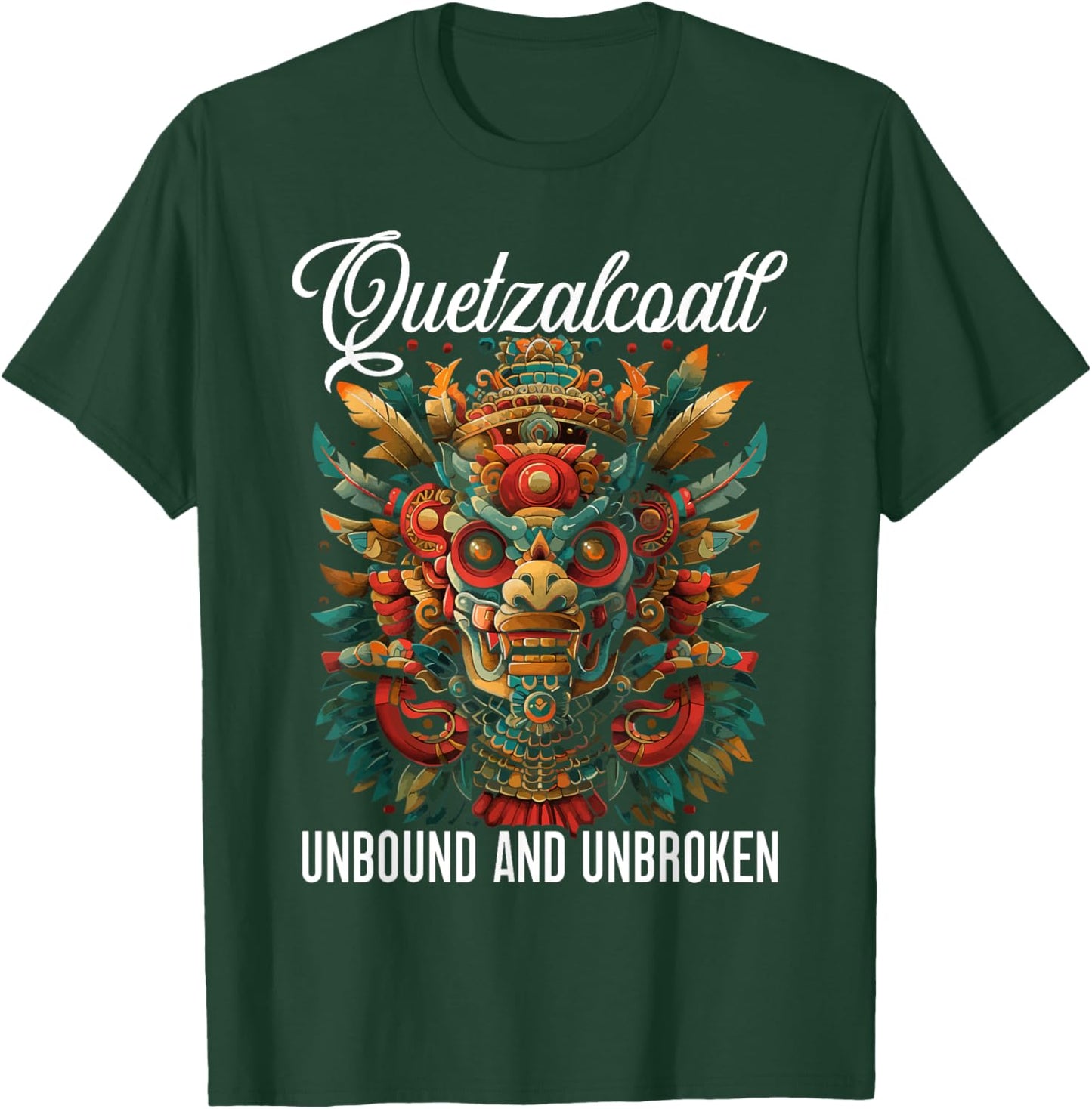Aztec God Aztec Culture Mayan Indigenous Quetzalcoatl T-Shirt - T-Shirt | Forest