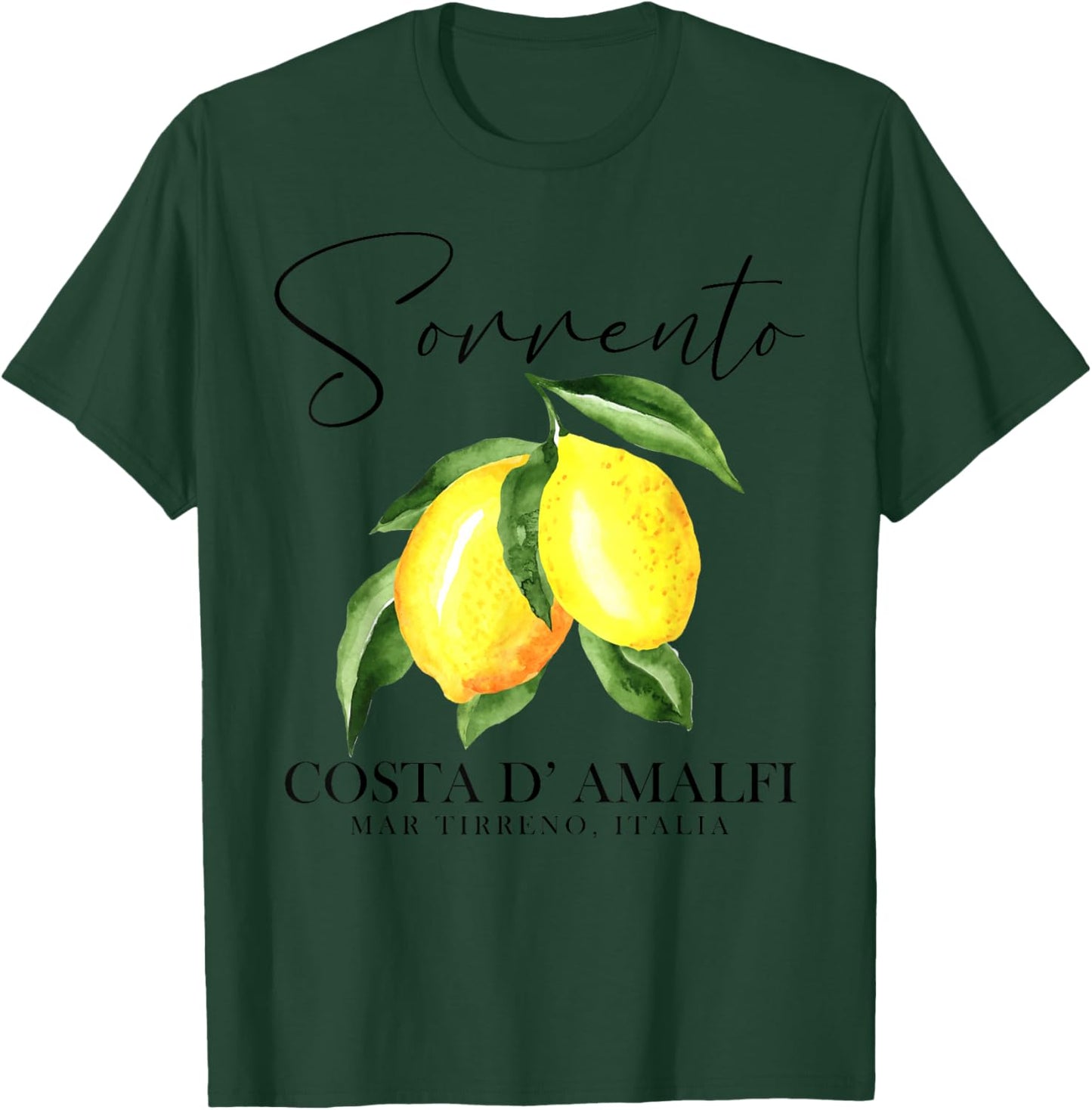Sorrento Italia Gifts, Italian Souvenir, Sorrento Italy T-Shirt - T-Shirt | Forest