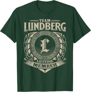 Team LUNDBERG Lifetime Member LUNDBERG Family Name Vintage T-Shirt - T-Shirt | Forest