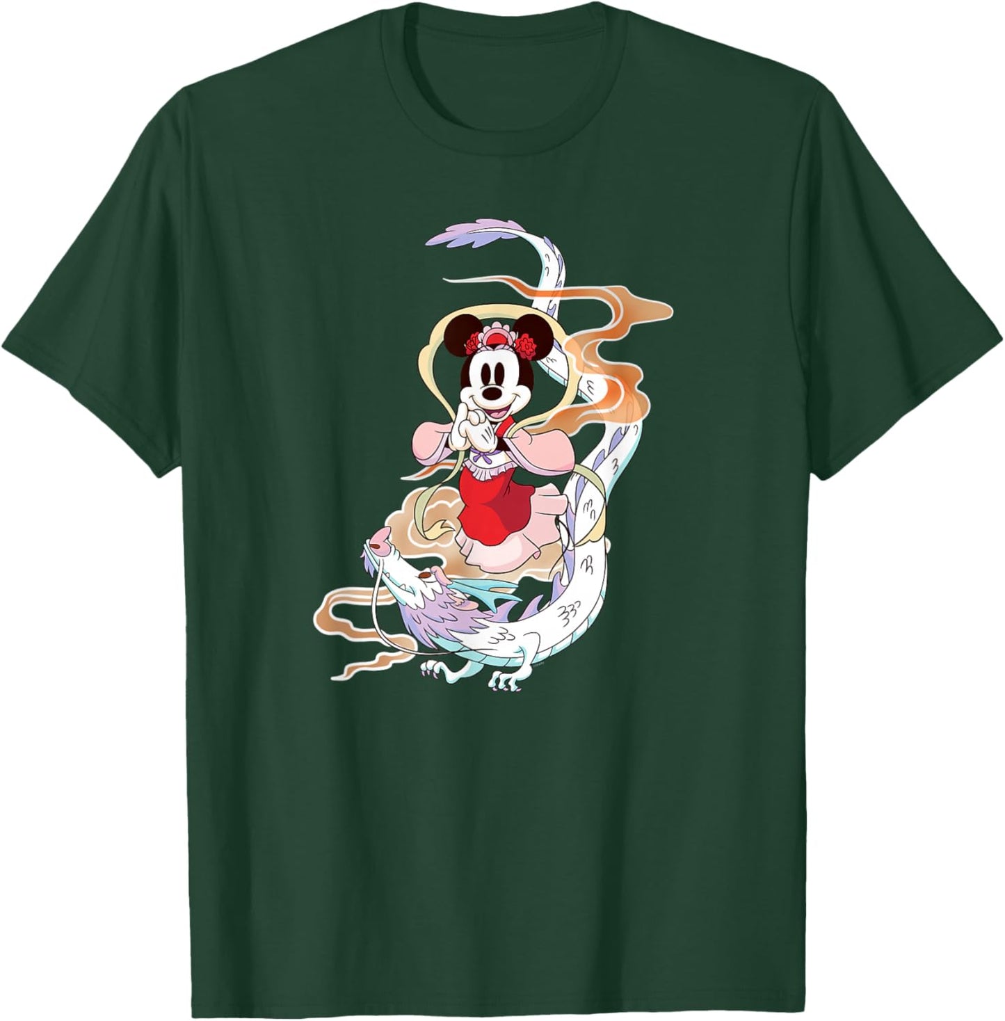 Disney Minnie Mouse 2024 Lunar New Year of the Dragon Clouds T-Shirt - T-Shirt | Forest