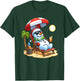 Christmas in July Funny Snowman Summer Fun Beach Holiday T-Shirt - T-Shirt | Forest
