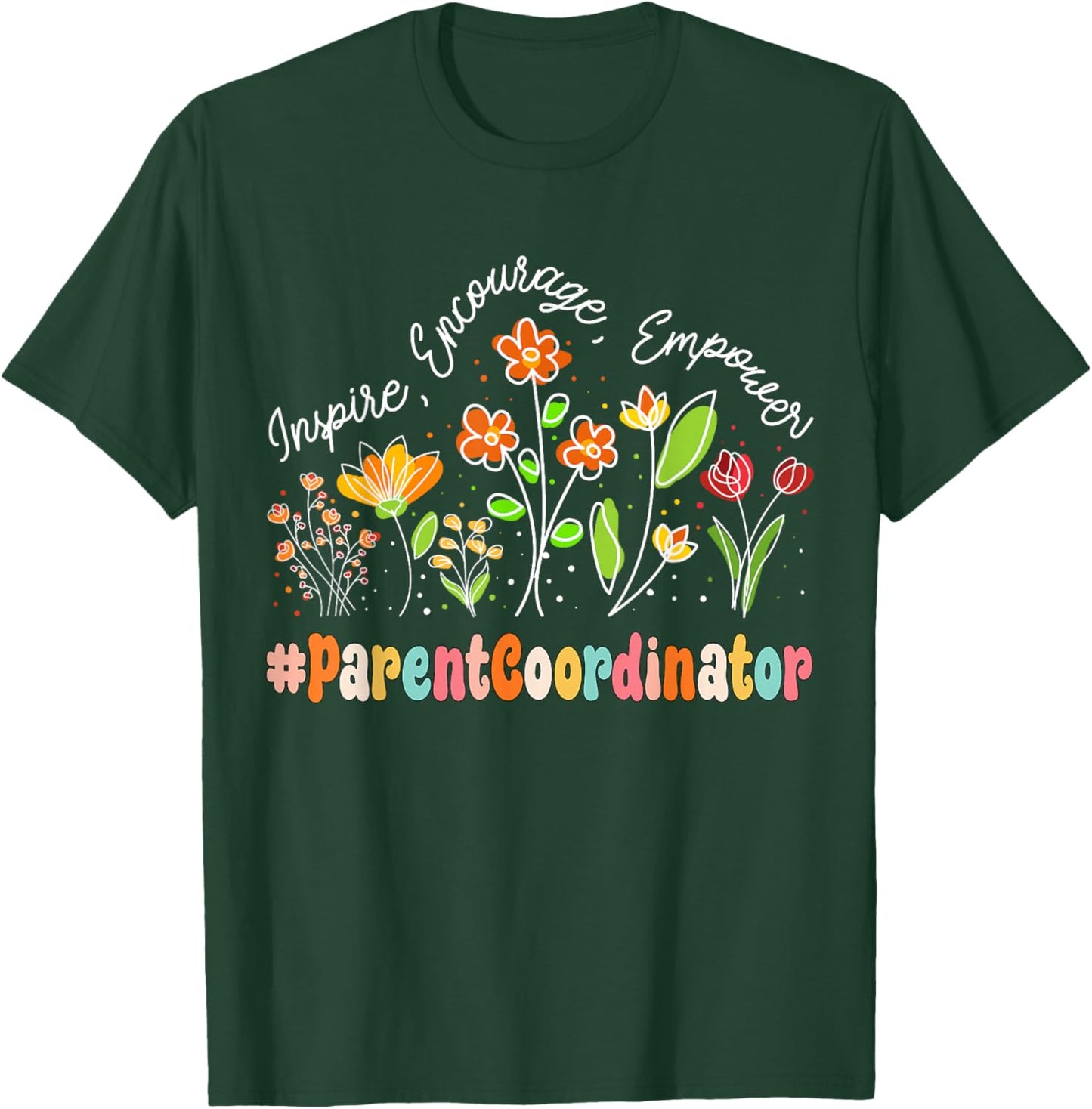 Parent Coordinator Appreciation Week Teacher Back to School Men Women Girls Kids T-Shirt - T-Shirt | Forest