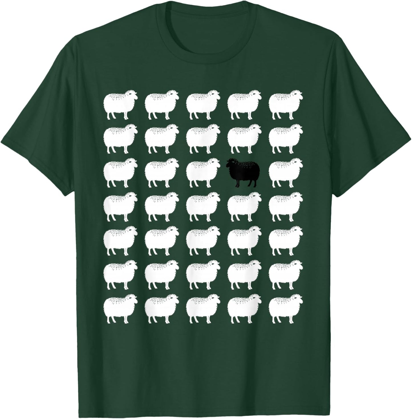 Memorabilia Sheep That Is Black and White other Sheep T-Shirt - T-Shirt | Forest