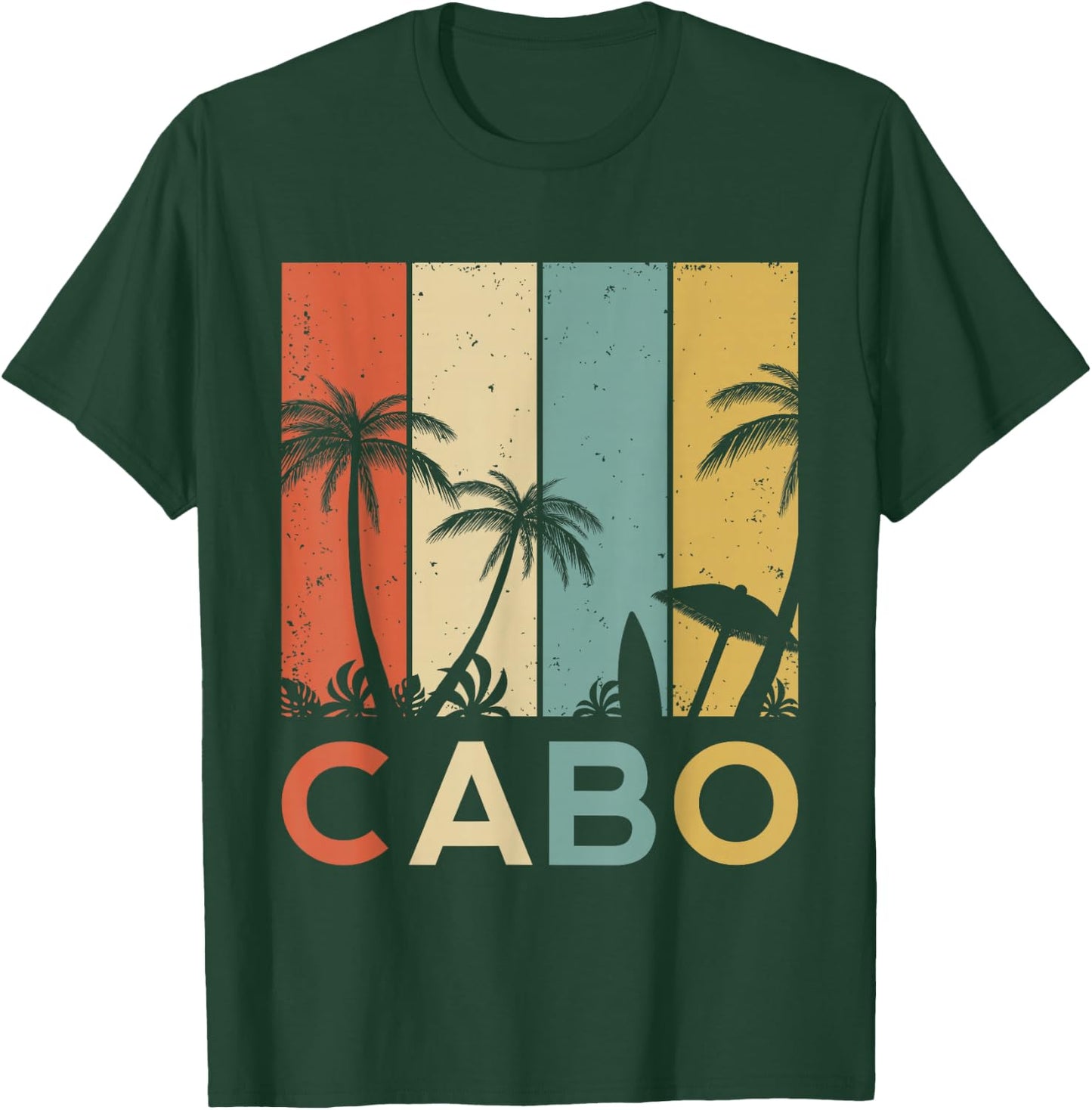 Retro Cabo San Lucas Mexico Tropical Vintage T-Shirt - T-Shirt | Forest