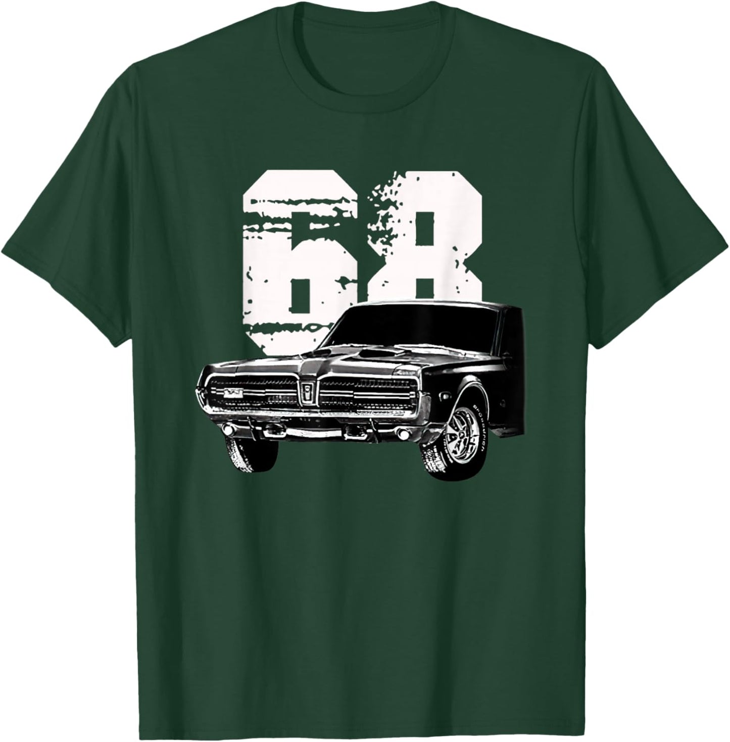 1968 68 Mercury classic Cougar Vinatge cars T-Shirt - T-Shirt | Forest