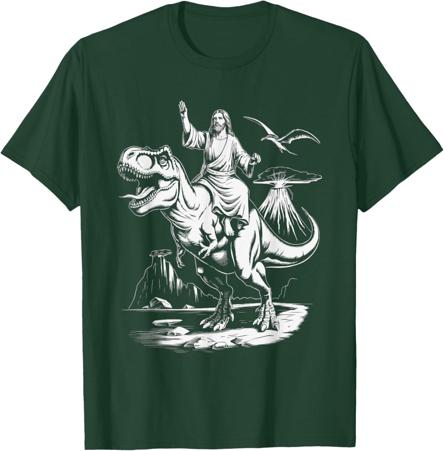 Funny Jesus Christ Religious Christian Believer Christianity T-Shirt - T-Shirt | Forest