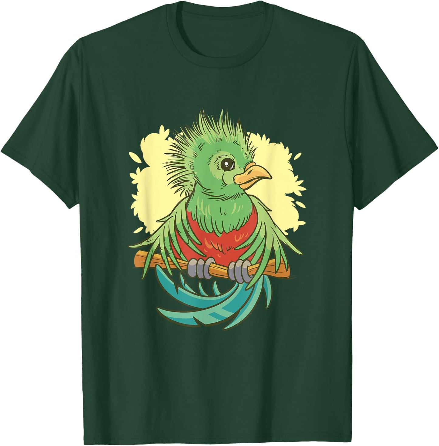Guatemala Guatemalan Quetzal T-Shirt - T-Shirt | Forest