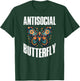 Antisocial Butterfly T-Shirt - T-Shirt | Forest