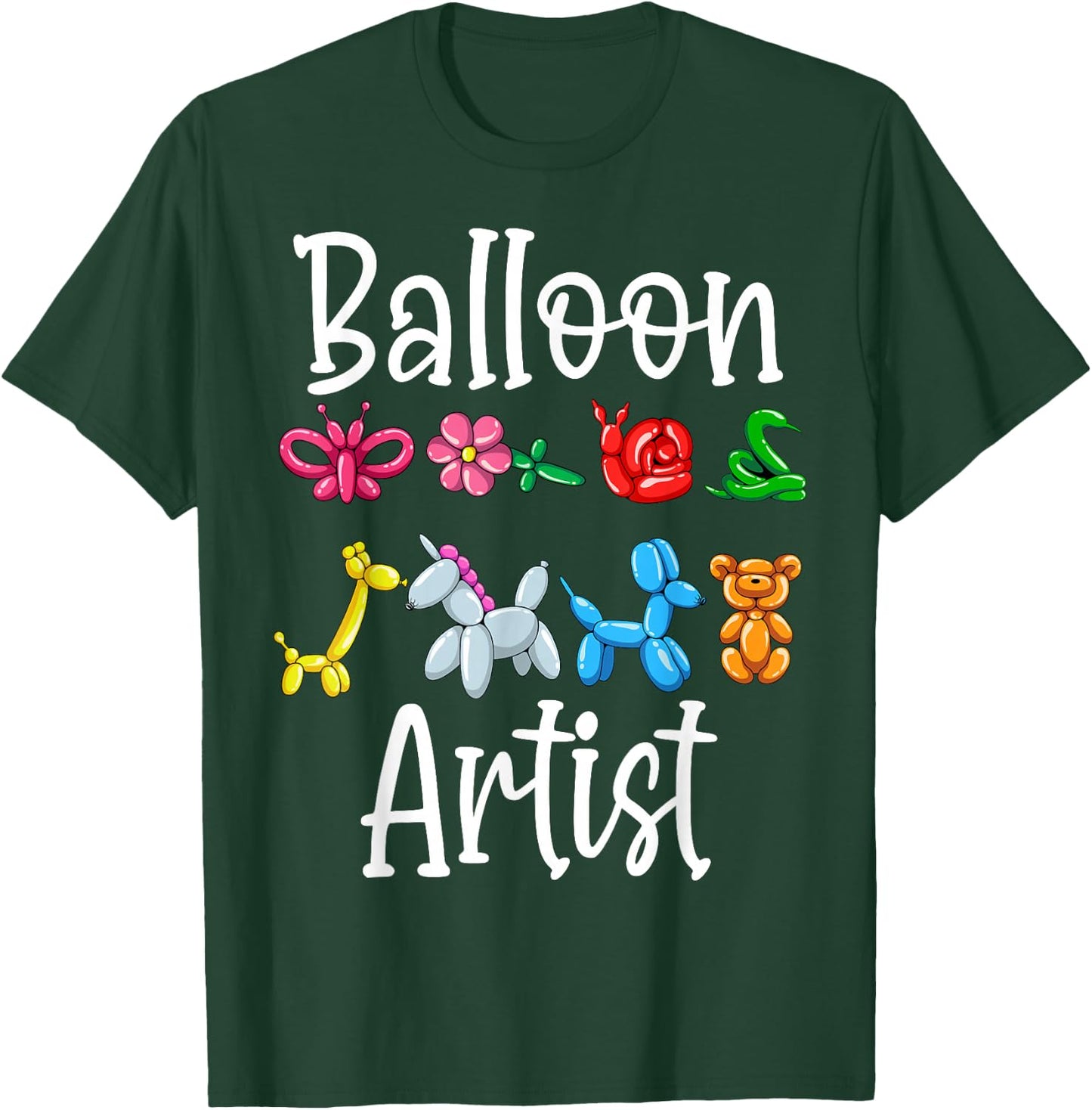 Funny Balloon Artist Twister Animal Twisting Balloons Lovers T-Shirt - T-Shirt | Forest
