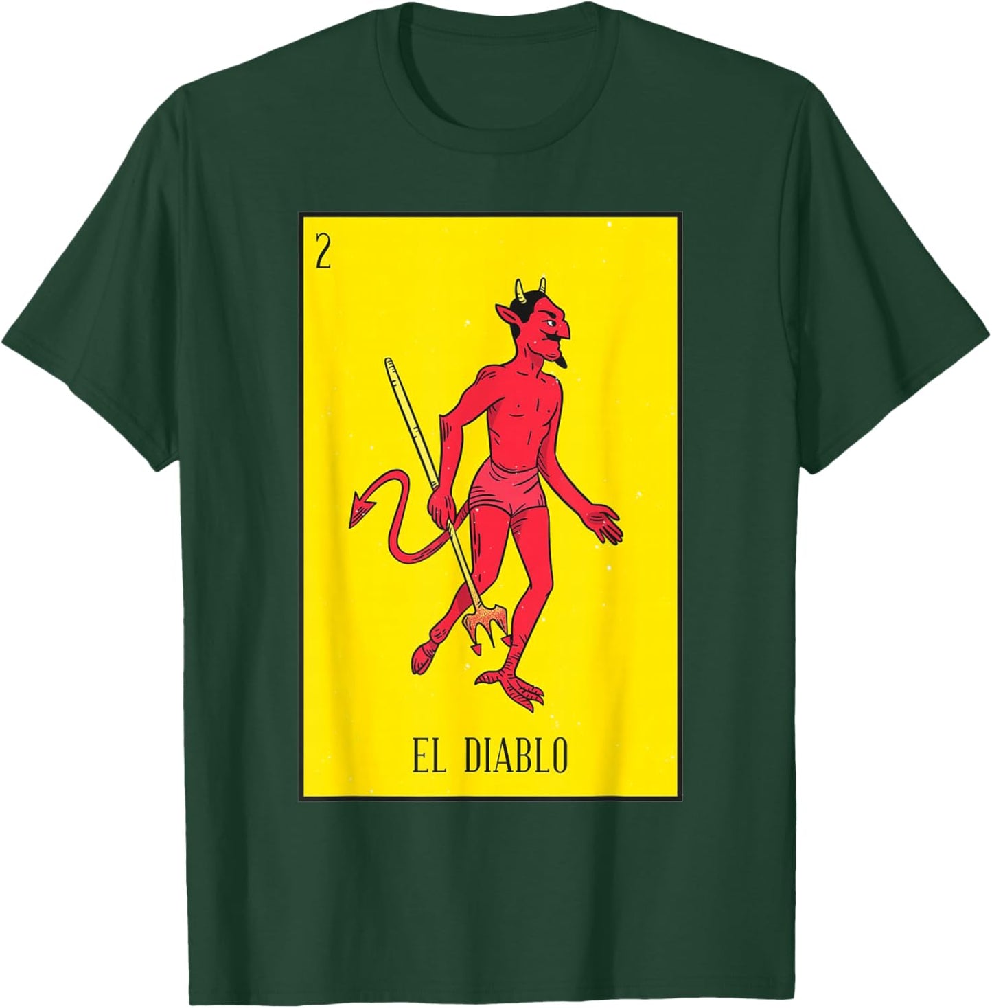 el diablo Mexican Lottery culture T-Shirt - T-Shirt | Forest