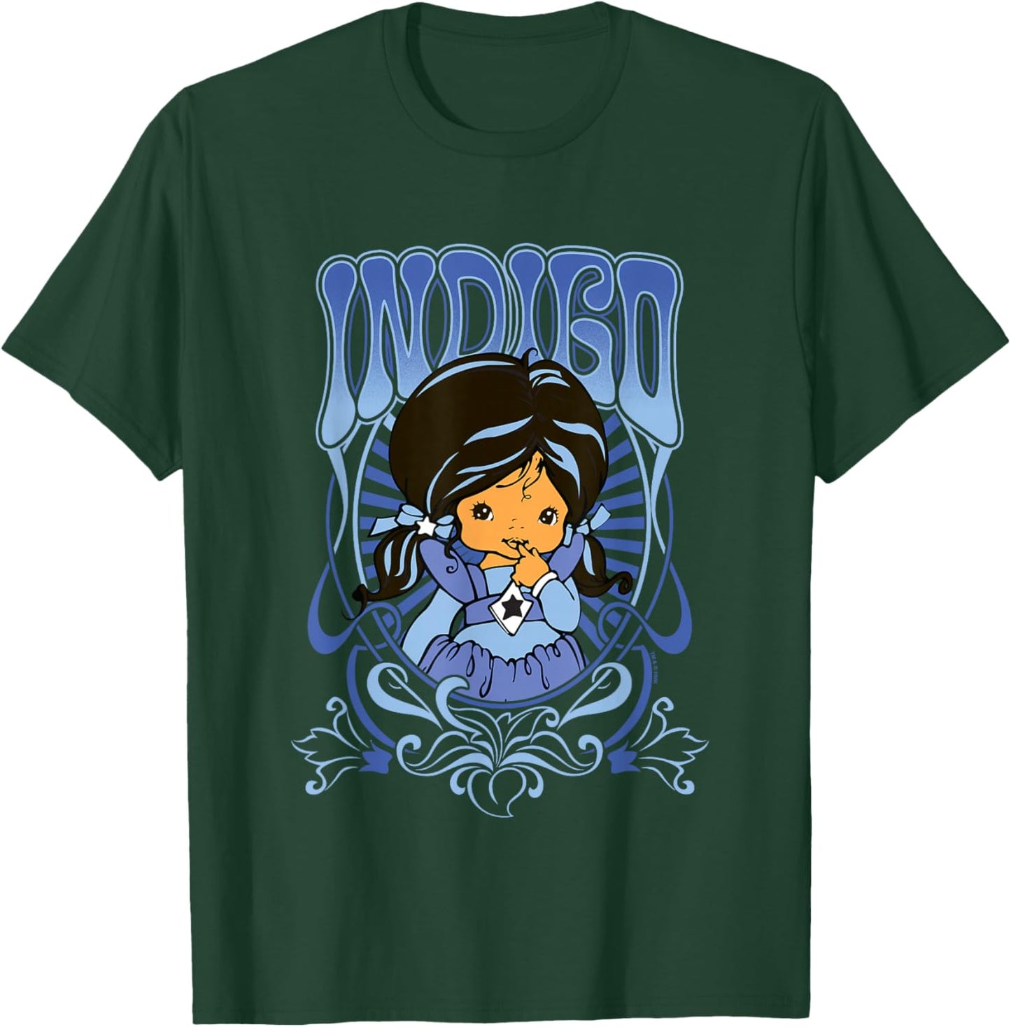 Rainbow Brite Indigo Nouveau Portrait Vintage T-Shirt - T-Shirt | Forest