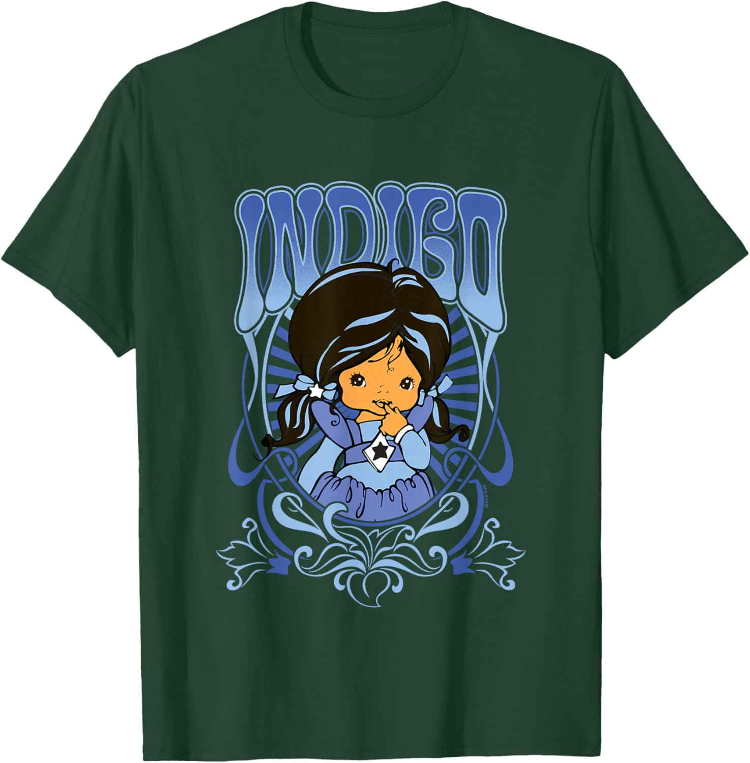 Rainbow Brite Indigo Nouveau Portrait Vintage T-Shirt - T-Shirt | Forest