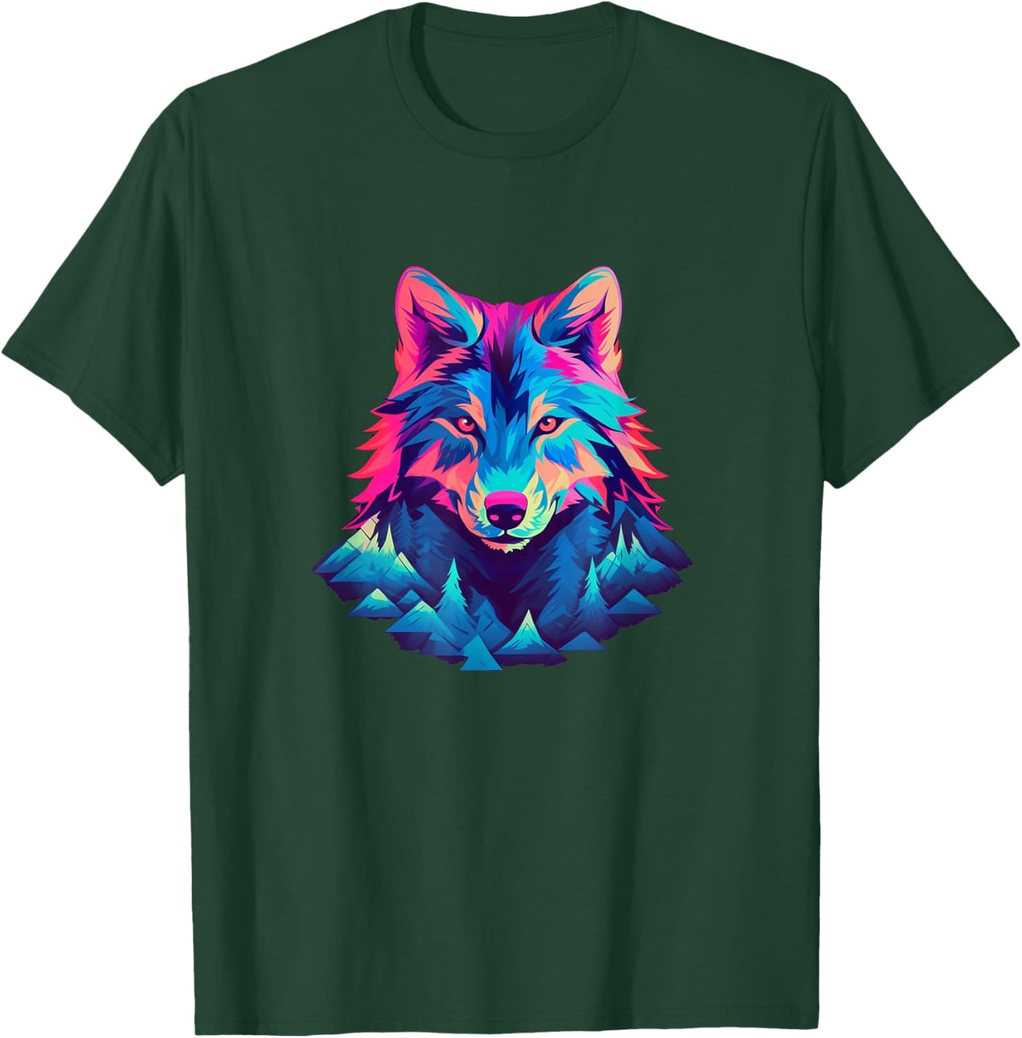 Wolf And Wolves Men Women Kids T-Shirt - T-Shirt | Forest