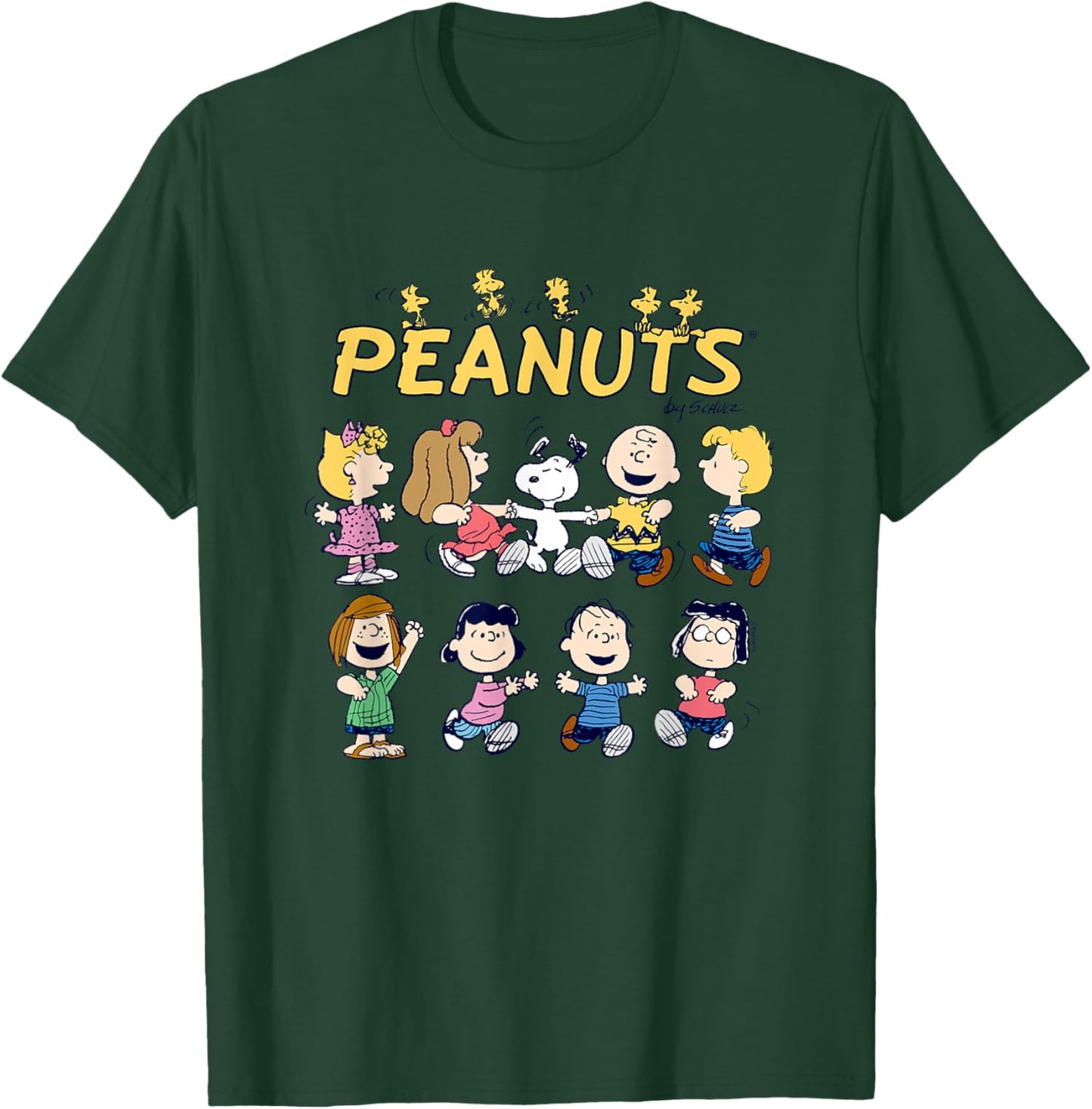Peanuts - Friends Group T-Shirt - T-Shirt | Forest