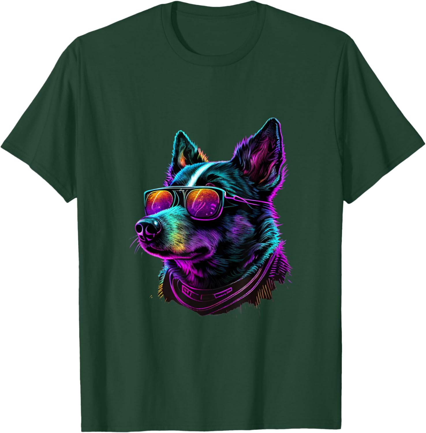 Australian Cattle Dog Dogs Australian Cattle Dogs Men Women Girls Kids T-Shirt - T-Shirt | Forest