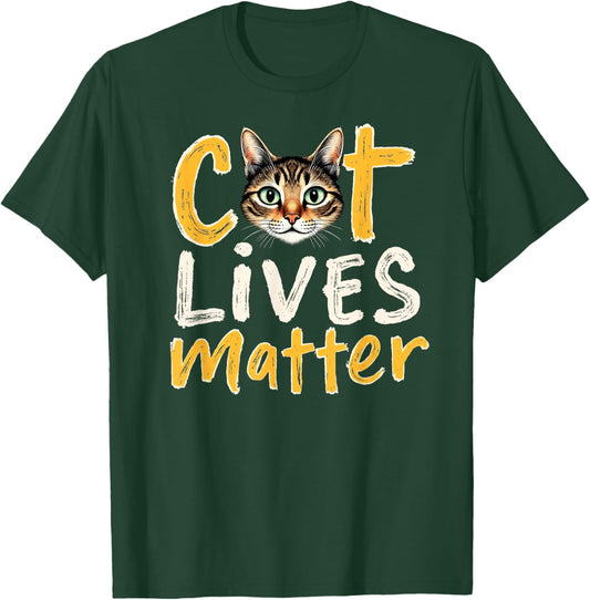 Cat Lives Matter Shirt T-Shirt - T-Shirt | Forest