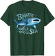 Funny Whale Shark Biggest Smile Pun T-Shirt - T-Shirt | Forest