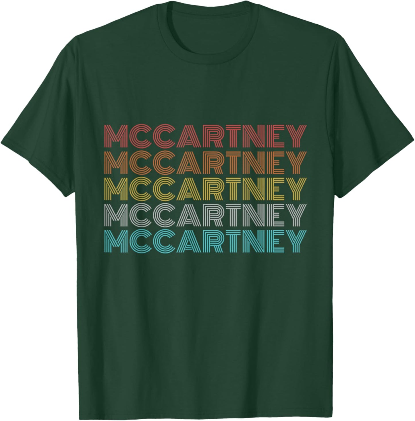 Retro Vintage McCartney T-Shirt - T-Shirt | Forest