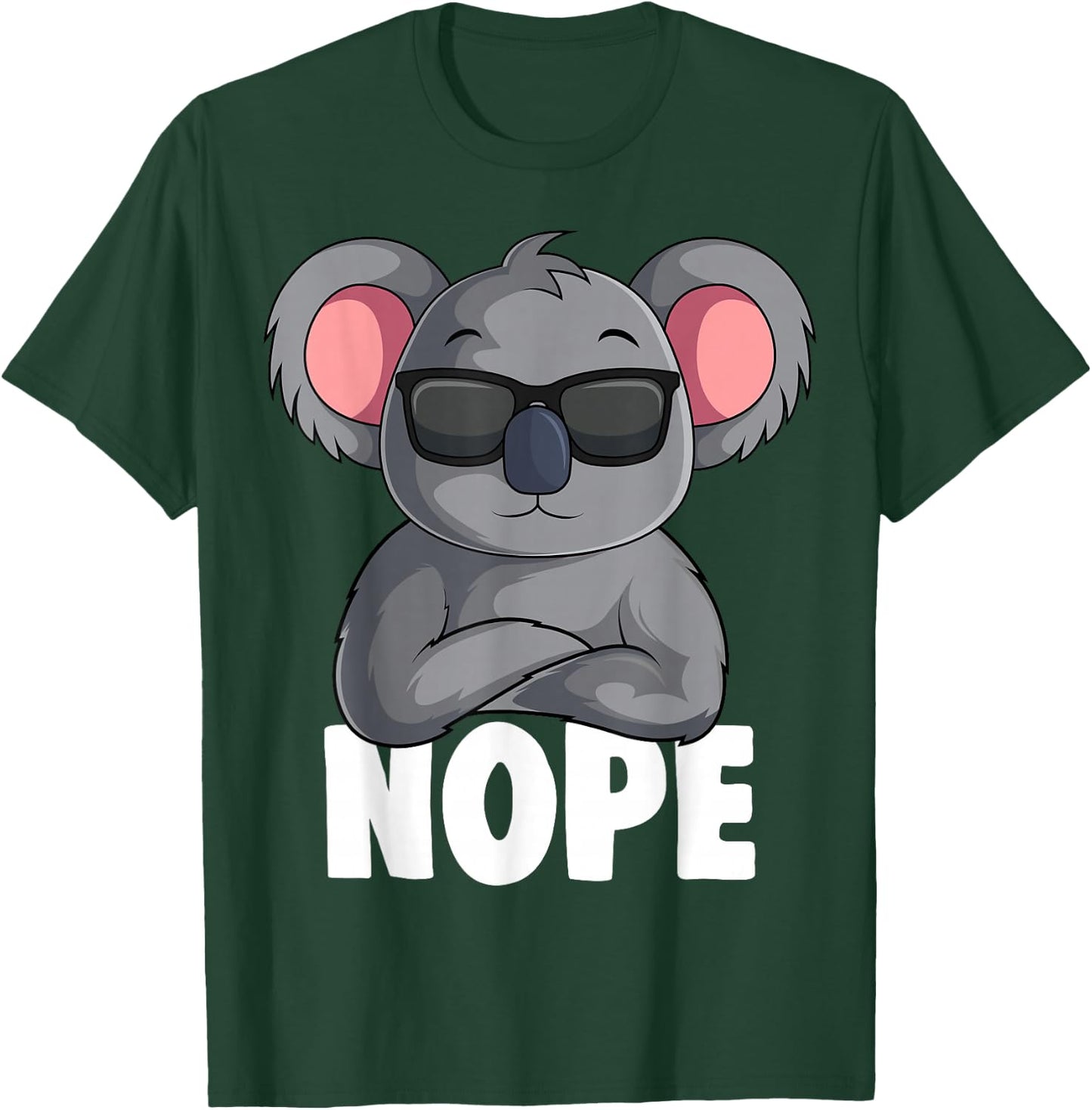 Koala Nope Koala Bear Children Girls Women T-Shirt - T-Shirt | Forest