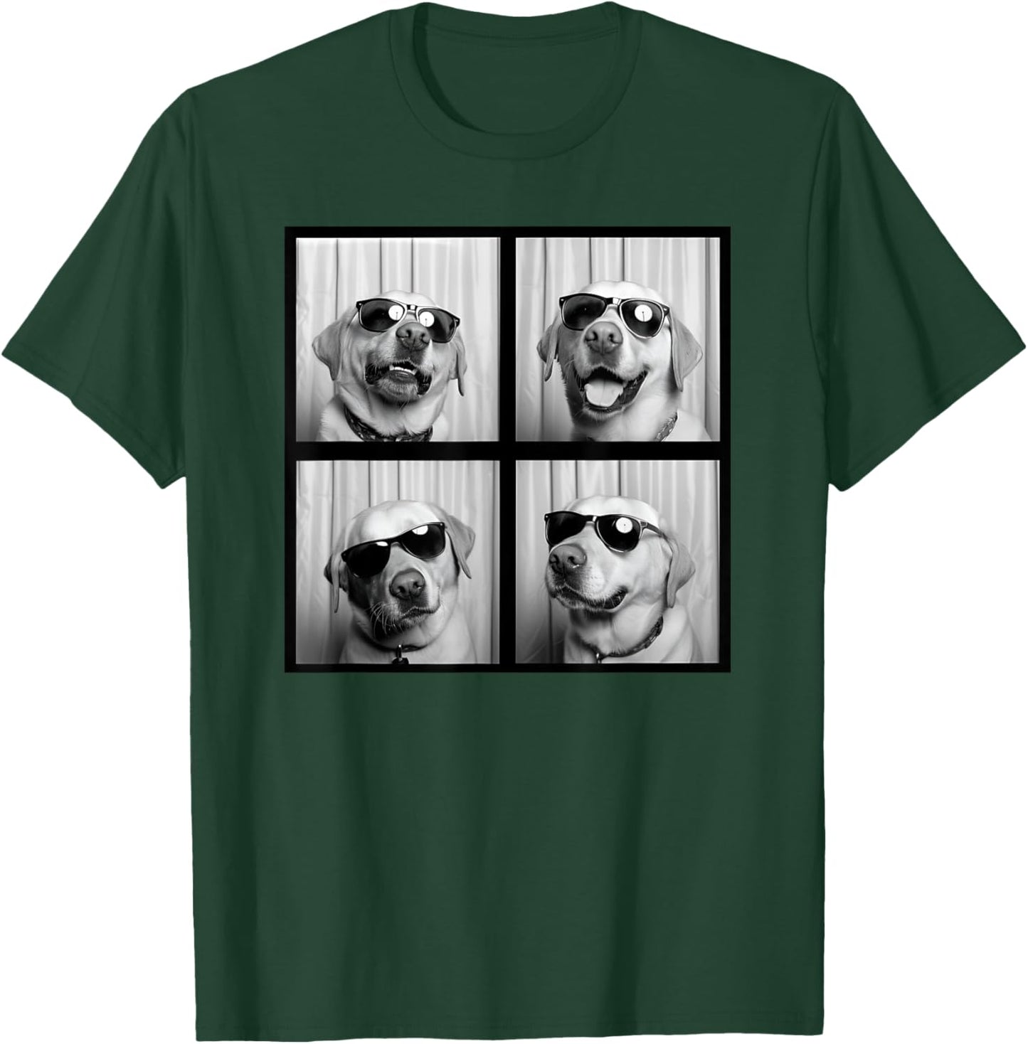 Yellow Labrador Retriever Face Cool Dog With Sunglasses Women Kids T-Shirt - T-Shirt | Forest