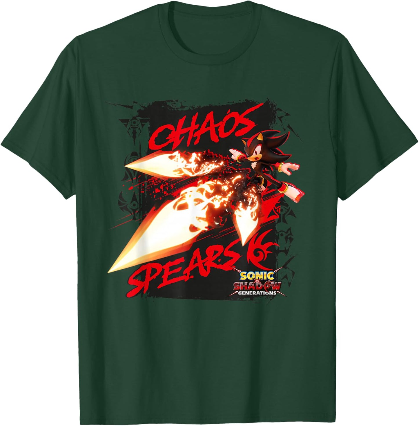 Sonic the Hedgehog, Sonic X Shadow Generations Chaos Spears T-Shirt - T-Shirt | Forest